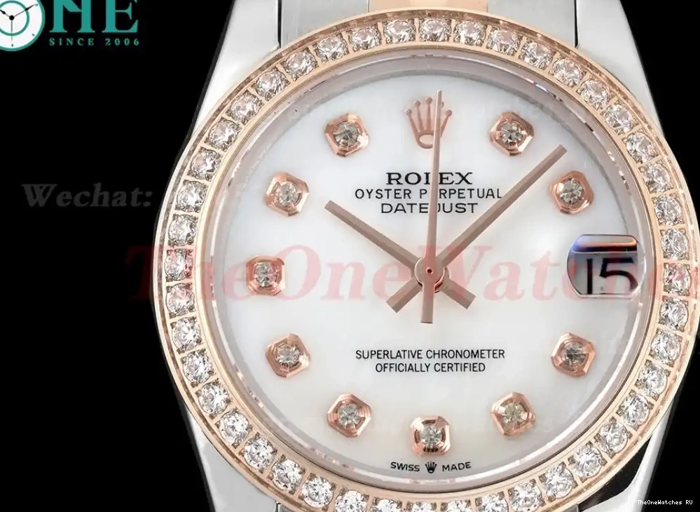 Dia RG Datejust 28mm Mop MY8215 GDF Dia SS 0413